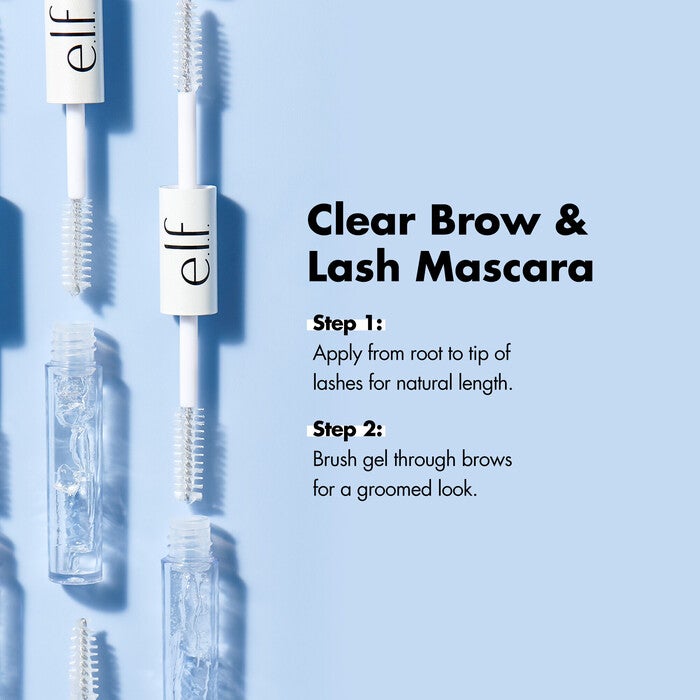 Two Steps to Apply Clear Gel to Your Lashes and Brows